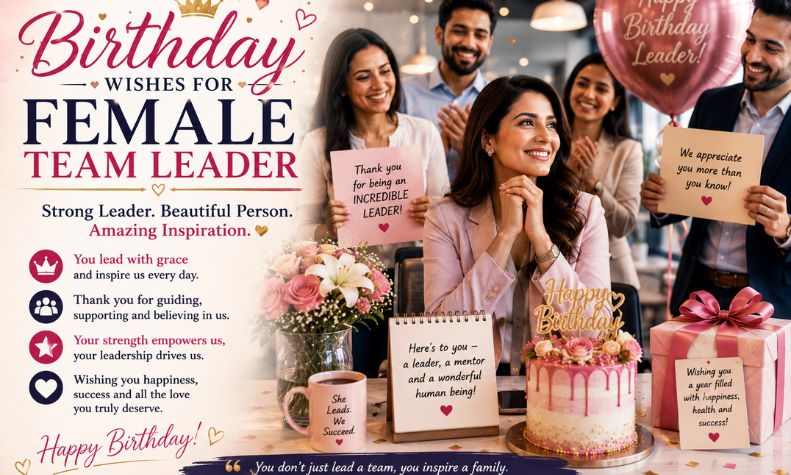 Birthday Wishes for Female Team Leader