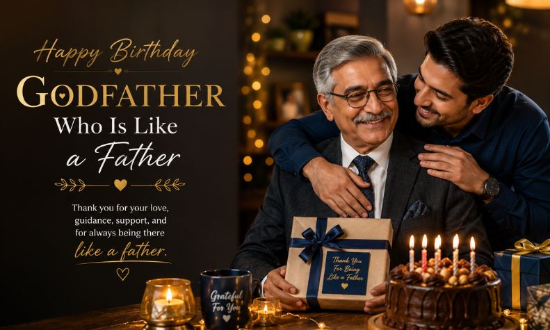 Birthday Wishes for Godfather Who Is Like a Father
