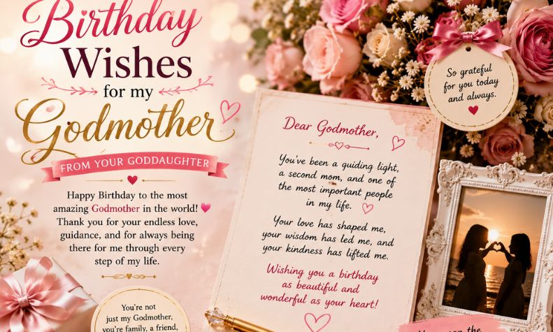 Birthday Wishes for Godmother from Goddaughter
