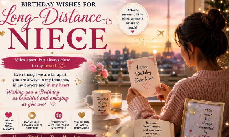 Birthday Wishes for Long-Distance Niece