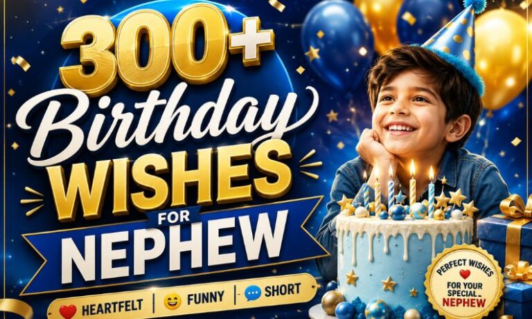Birthday Wishes for Nephew