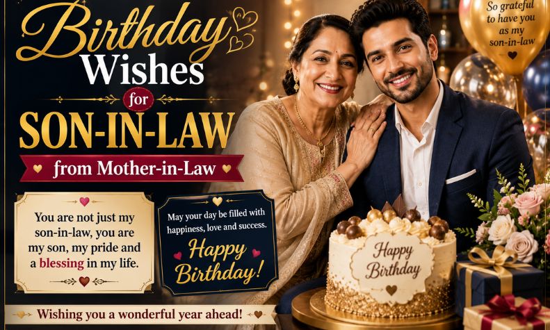 Birthday Wishes for Son-in-Law from Mother-in-Law