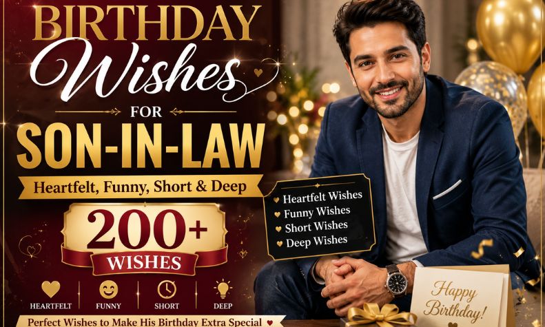 Birthday Wishes for Son-in-Law