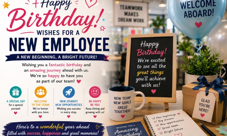 Birthday Wishes for a New Employee