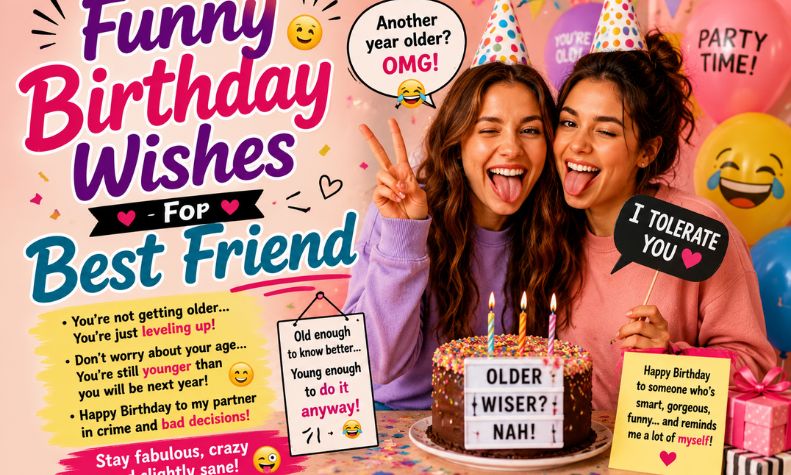 Funny Birthday Wishes For Best Friend
