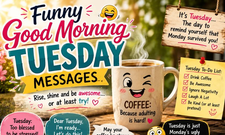 Funny Good Morning Tuesday Messages
