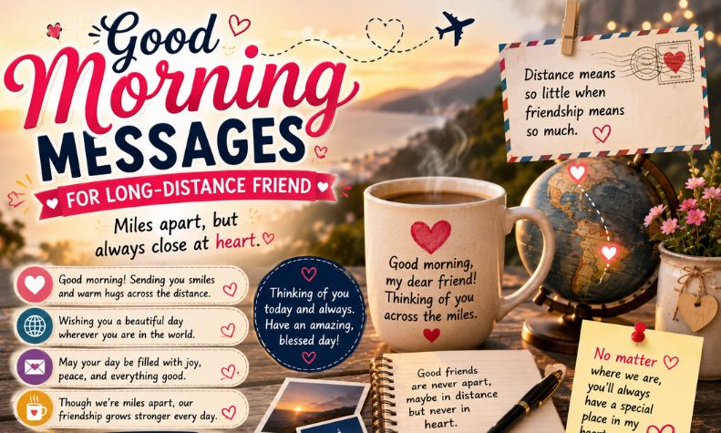 Good Morning Messages for Long-Distance Friend