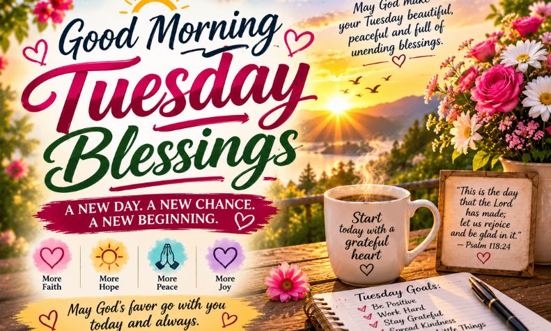 Good Morning Tuesday Blessings