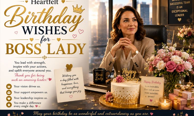 Heartfelt Birthday Wishes for Boss Lady