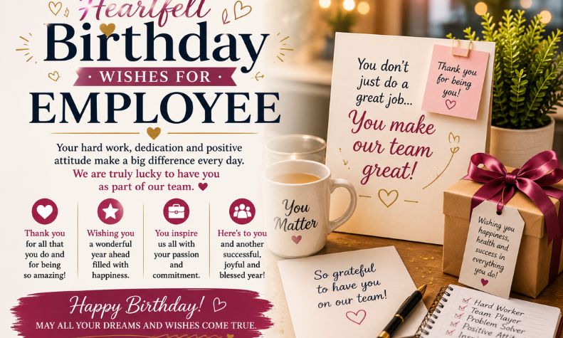 Heartfelt Birthday Wishes for Employee