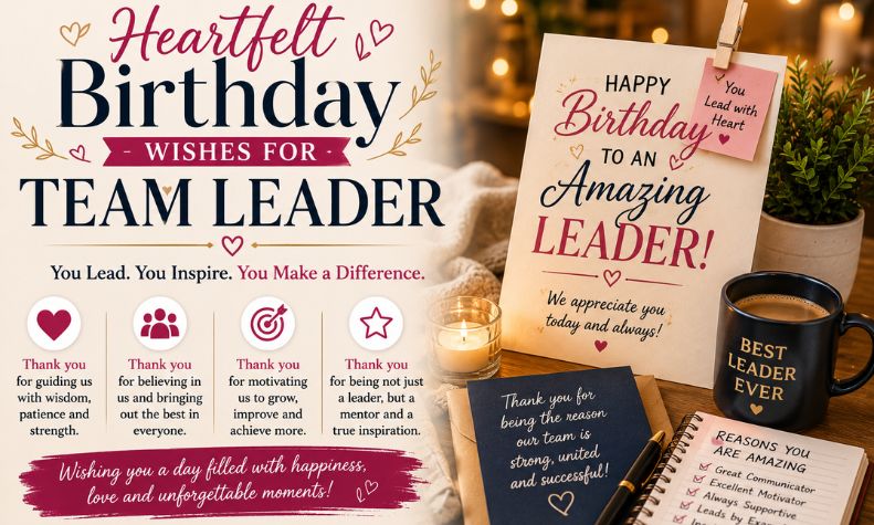 Heartfelt Birthday Wishes for Team Leader