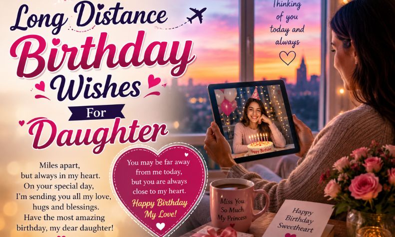 Long Distance Birthday Wishes For Daughter
