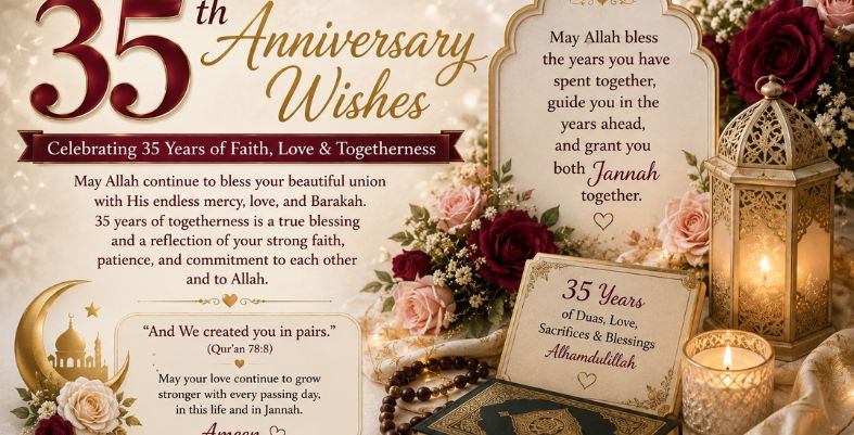 Religious & Spiritual 35th Anniversary Wishes