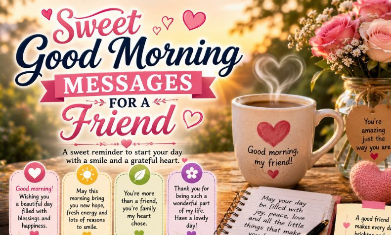 Sweet Good Morning Messages for a Friend