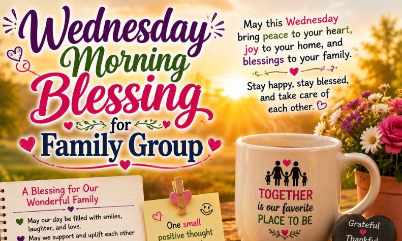 Wednesday Morning Blessing for Family Group