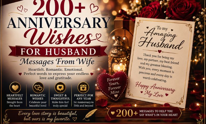 Anniversary Wishes for Husband