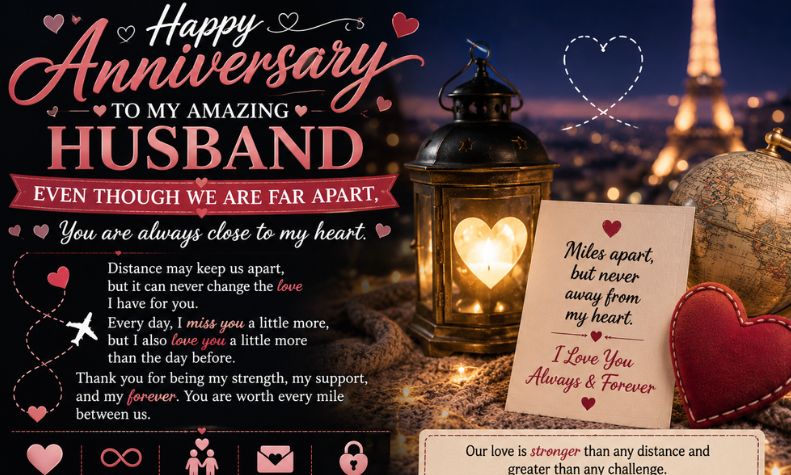 Anniversary Wishes for Husband Long Distance