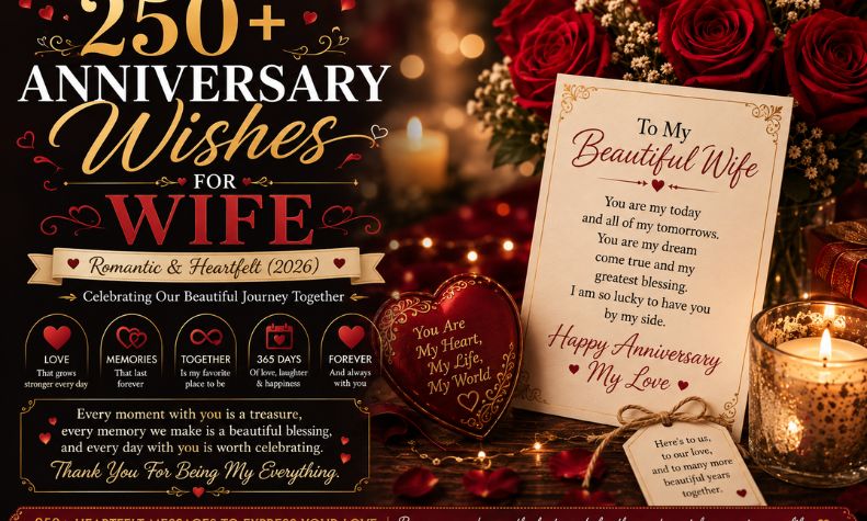 Anniversary Wishes for Wife 