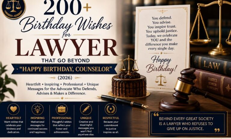 Birthday Wishes for Lawyer