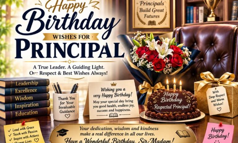 Birthday Wishes for Principal