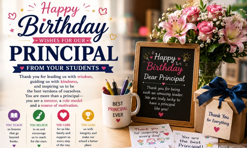 Birthday Wishes for Principal from Students