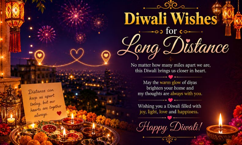Diwali Wishes for Long Distance