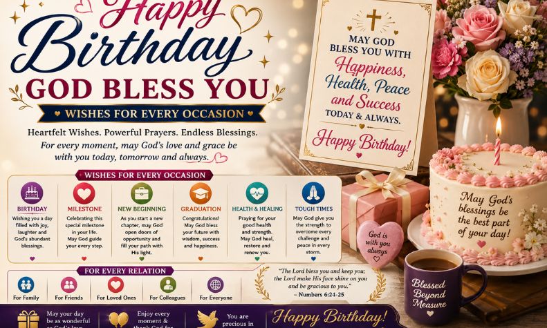 Happy Birthday God Bless You — Wishes for Every Occasion