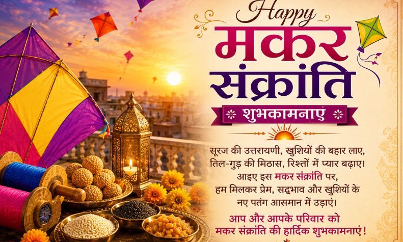 Happy Makar Sankranti Wishes in Hindi (Heartfelt)