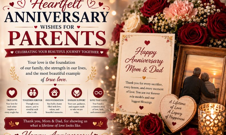 Heartfelt Anniversary Wishes for Parents
