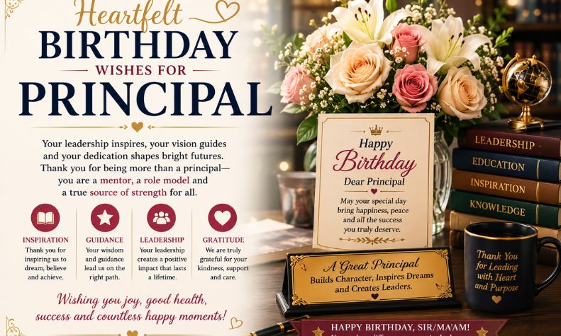 Heartfelt Birthday Wishes for Principal