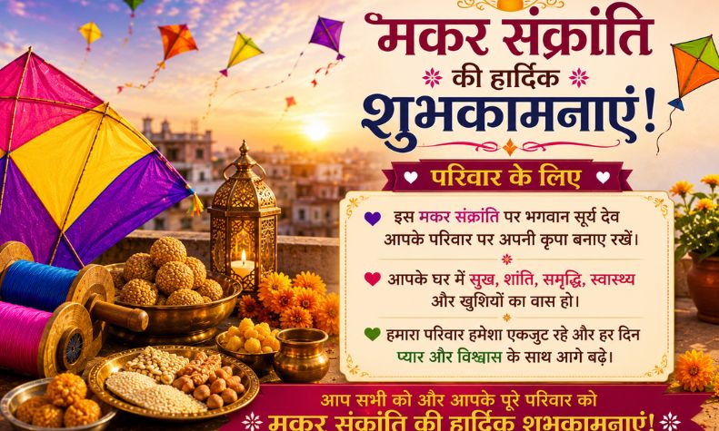Makar Sankranti Wishes For Family In Hindi