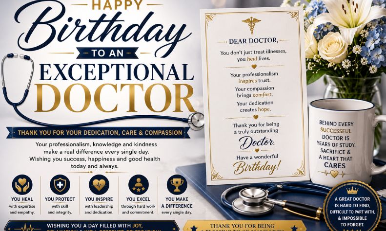 Professional Birthday Wishes for Doctor
