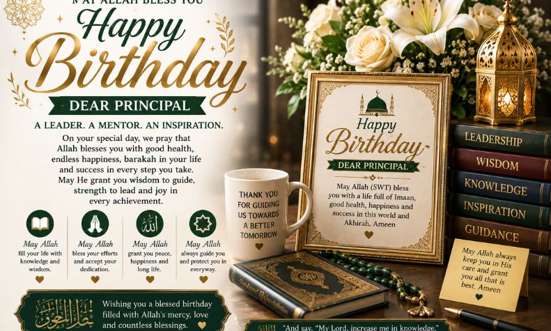 Religious Birthday Wishes for Principal