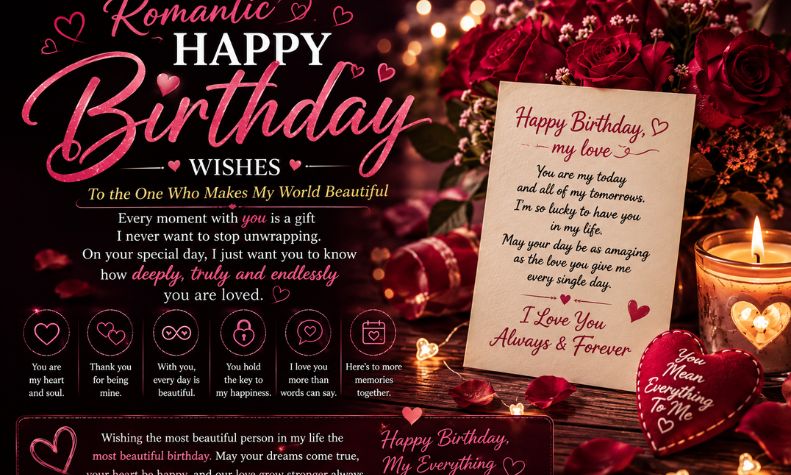 Romantic Happy Birthday Wishes