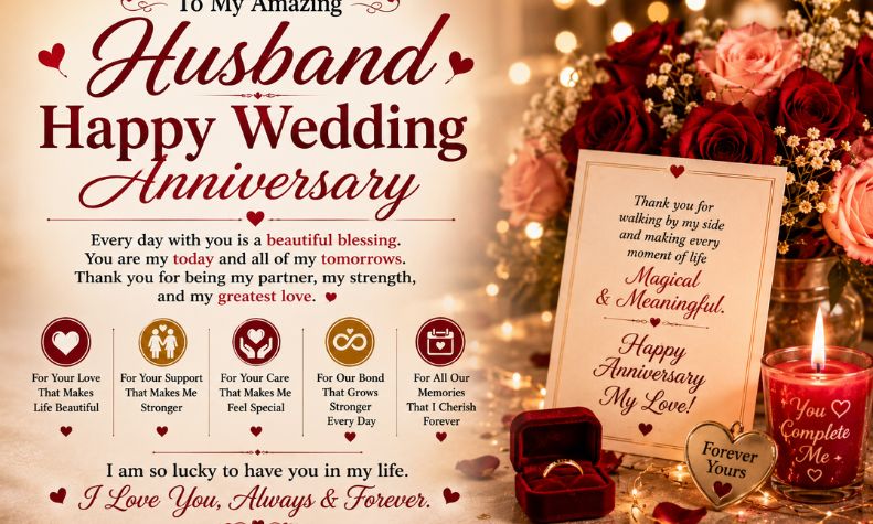 Wedding Anniversary Wishes for Husband