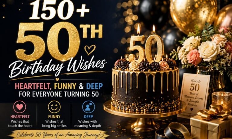 50th Birthday Wishes