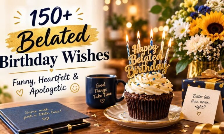 Belated Birthday Wishes