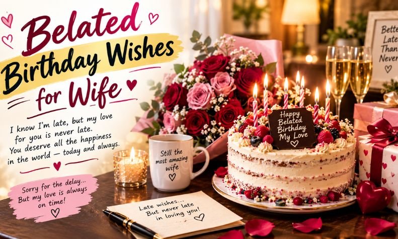 Belated Birthday Wishes for Wife