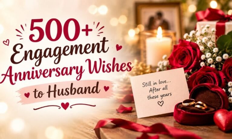 Engagement Anniversary Wishes to Husband