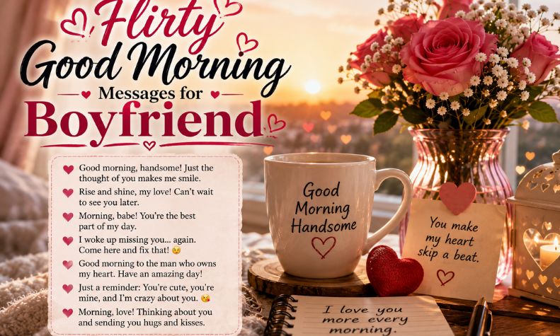 Flirty Good Morning Messages for Boyfriend 