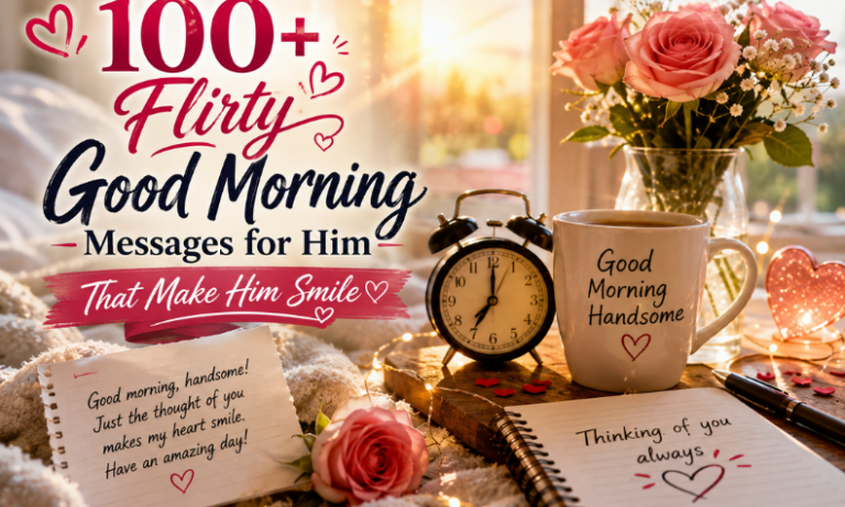 Flirty Good Morning Messages for Him