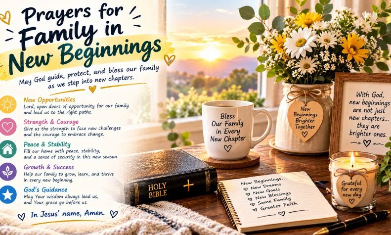 Prayers for Family in New Beginnings