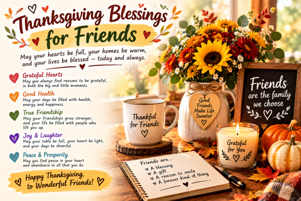 Thanksgiving Blessings for Friends