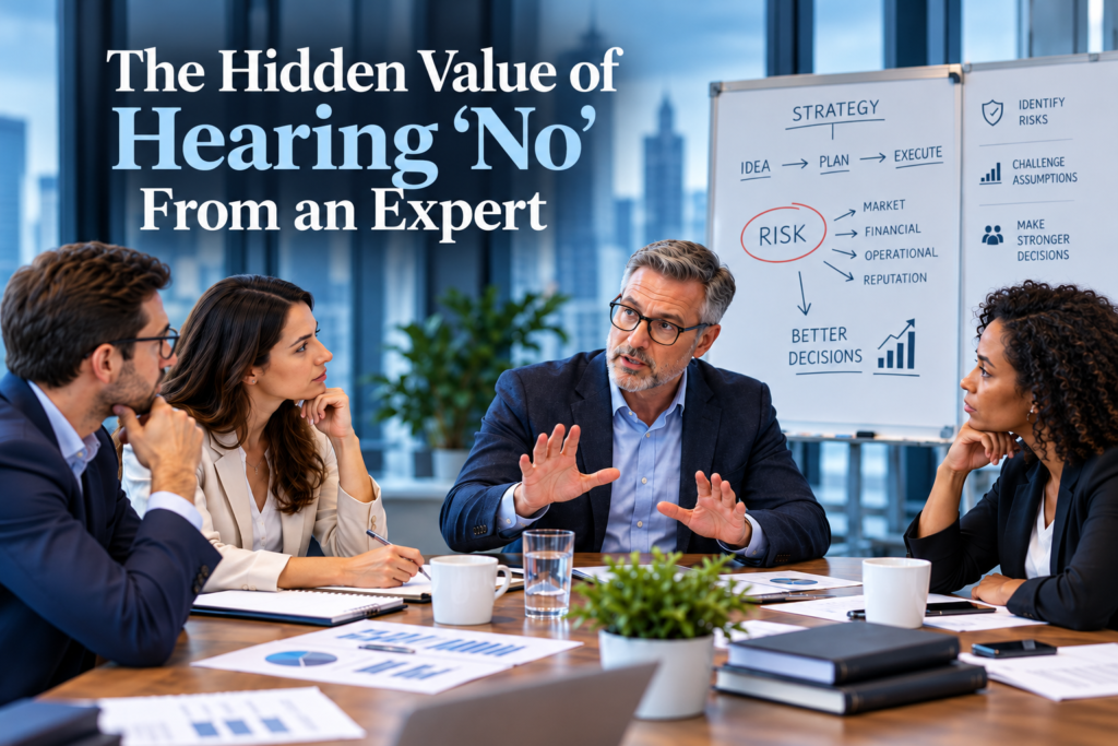 The Hidden Value of Hearing "No" From an Expert